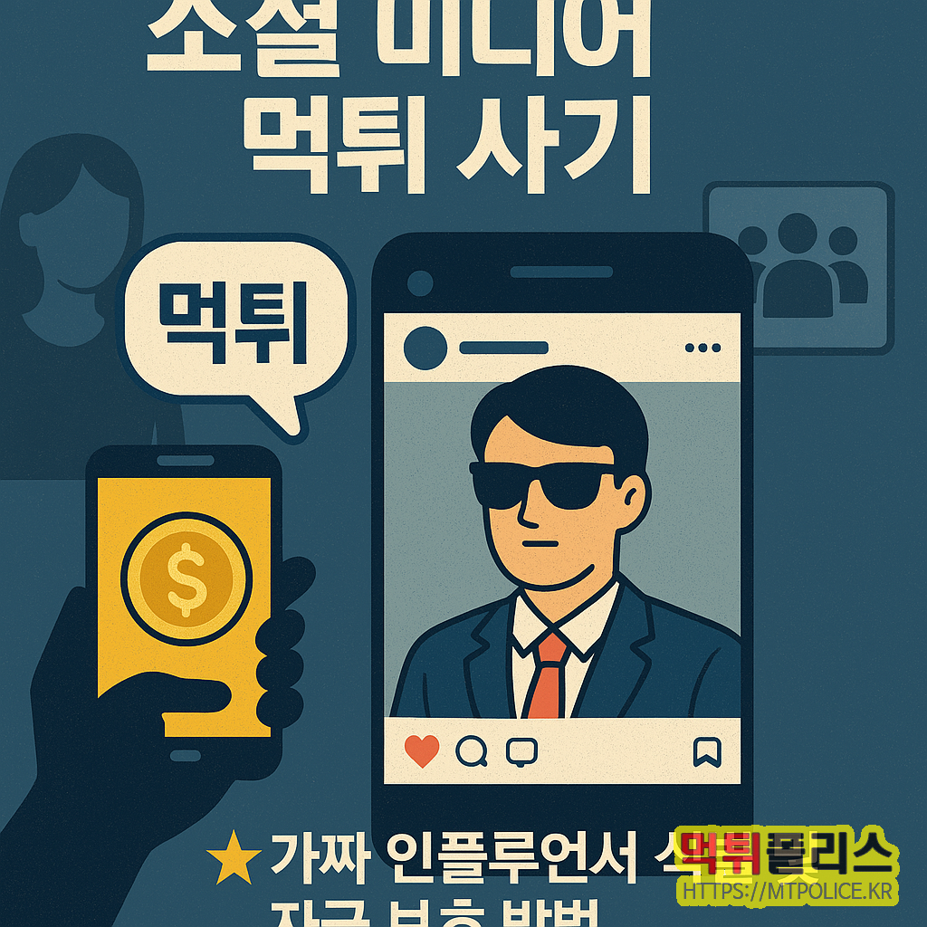 소셜 미디어 먹튀 사기, 가짜 인플루언서 주의보! 3 소셜 미디어 먹튀 사기 주의보
