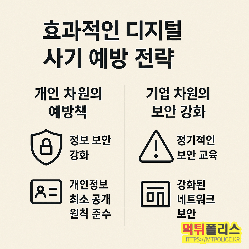 효과적인 디지털 사기 예방전략