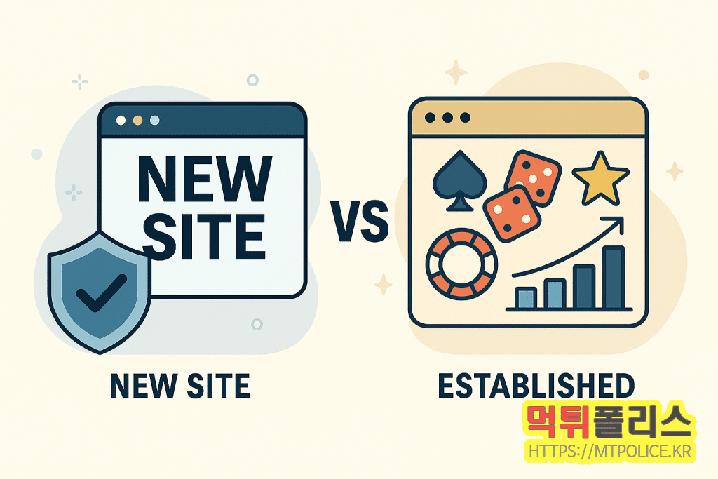 신규 안전놀이터 vs 오래된 메이저사이트