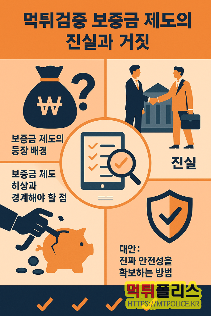 먹튀검증 보증금 - 인포그래픽