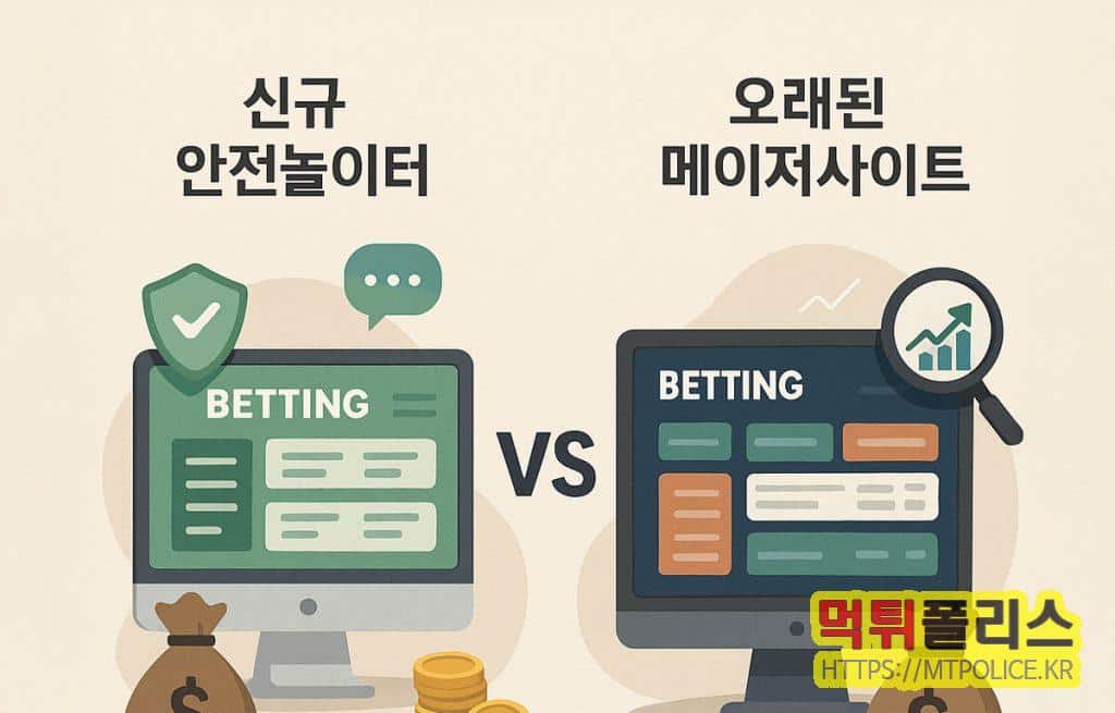 신규안전놀이터vs오래된메이저사이트