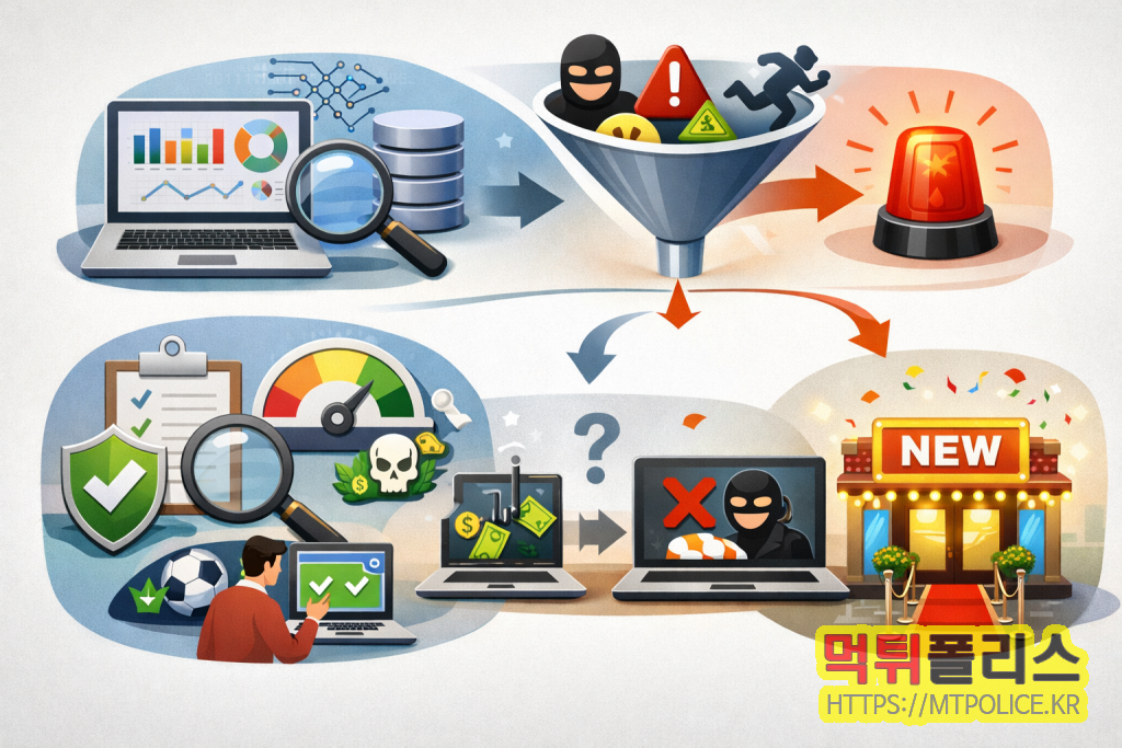 데이터 기반 “먹튀 위험도 예측 모델”로 신규 토토사이트를 빠르게 걸러내는 법 (먹튀 예방법 · 사이트 위험도 분석 · 신규 토토사이트 판단법) 3 데이터 기반 “먹튀 위험도 예측 모델”로 신규 토토사이트를 빠르게 걸러내는 법