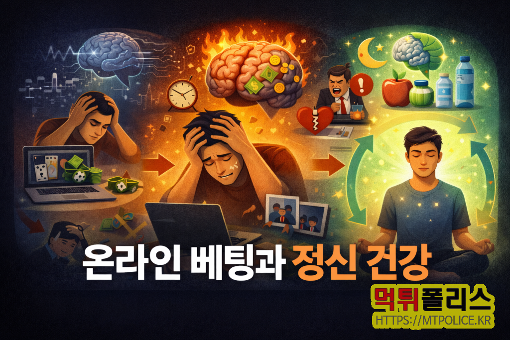 온라인 베팅과 정신 건강: 도박 스트레스가 뇌와 일상을 망가뜨리는 과정, 그리고 회복하는 법 2 온라인 베팅과 정신건강