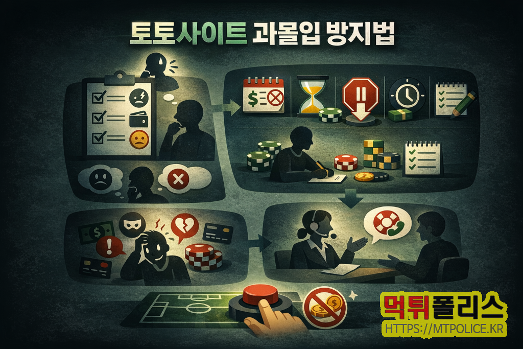 토토사이트 과몰입 방지법: 베팅 전 반드시 거쳐야 할 자가진단과 행동규칙 2 토토사이트 과몰입 방지법